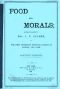 [Gutenberg 52992] • Food and Morals / 6th Edition